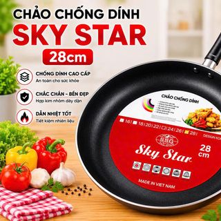 CHẢO CHỐNG DÍNH SKY STAR 28cm