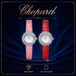 SĂN SALE MÙA HÈ ĐỒNG HỒ NỮ TRUNG CẤP CHOPART DAY DA VIỀN ĐÁ
