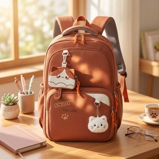 BALO MÈO SIÊU CUTE KÈM VÍ MINI, A2622 HOT TREND, ĐI HỌC ĐI CHƠI ĐỀU XINH
