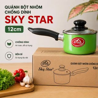 QUÁCH BỘT NHÔM CHỐNG DÍNH SKY STAR 12cm