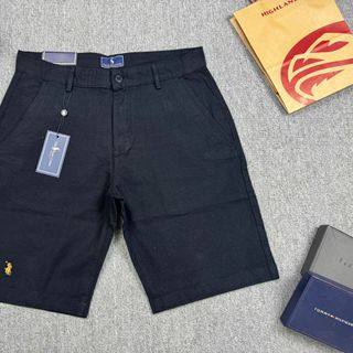 Short line Bigsize nam.  Chất linen.