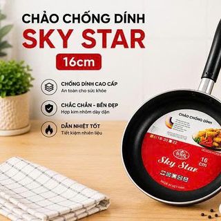 CHẢO CHỐNG DÍNH SKY STAR 16cm