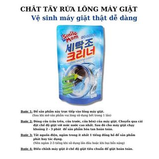 Bột tẩy vệ sinh lồng máy giặt