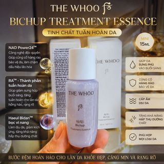 Tinh chất tuần hoàn Bichup Treatment Essence mini 15ml giúp kích thích tuần hoàn khí huyết, tăng sinh khí, giảm mẫn đỏ
