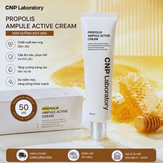 CNP Propolis Ampule Active Cream 50ml Kem Dưỡng Keo Ong Cấp Ẩm Phục Hồi Da Hàn Quốc