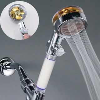 VÒI HOA SEN TĂNG ÁP CÁNH QUẠT VÀNG KHÔNG DÂY (T200)
