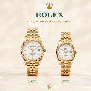 ĐỒNG HỒ NAM NỮ CAO CẤP ROLXE DATE JUST MÁY PIN NIỀNG KHÍA