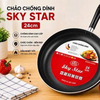 CHẢO CHỐNG DÍNH SKY STAR 24cm