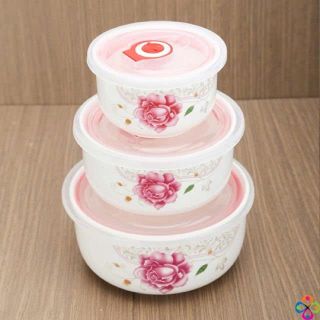 BỘ 3 THỐ SỨ HÚT CHÂN KHÔNG HÌNH HOA (HỘP VUÔNG)