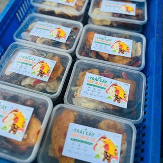 TRÁI CÂY SẤY DẺO MIX VỊ 400GR – CHUA NGỌT HẤP DẪN, ĂN LÀ MÊ