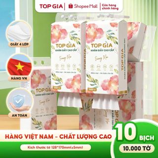 Khăn Giấy Rút Khô Top Gia Sương Mai Bịch 1000 tờ Full Vat
