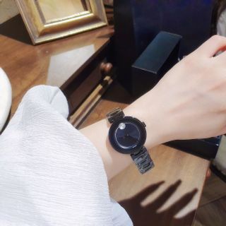 ĐỒNG HỒ NỮ CAO CẤP MOVODA BOLD DÂY THÉP MẶT TRƠN VIỀN THUỶ