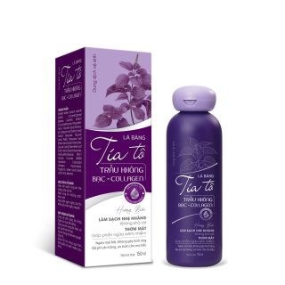 Dung Dịch Vệ Sinh Lá Bàng Tía Tô Trầu Không Bạc Collagen Hương Bưởi Chai Tròn 150ml
