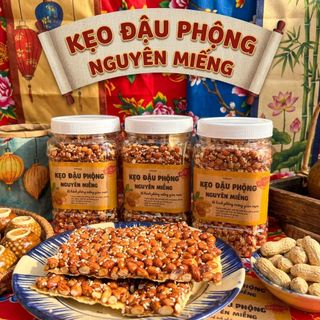 🥜✨ ĐẬU PHỘNG NGUYÊN MIẾNG – GIÒN BÙI, THƠM NGON ĐẬM VỊ 450g
