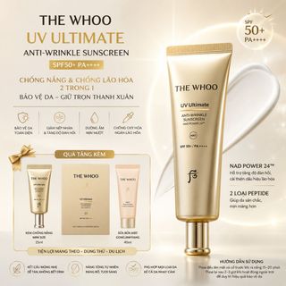 Kem chống nắng chống nhăn chống lão hoá UV Ultimate Anti-Wrinkle Sunscreen SPF50+, PA++++
