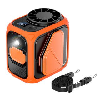 Quạt Kẹp Hông JF135 4000mAh Đeo Thắt Lưng, Đeo Cổ, Cầm Tay Đa Năng