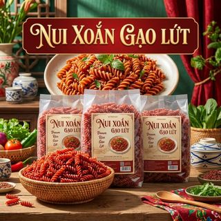 NUI XOẮN GẠO LỨT DINH DƯỠNG, XÀO, NẤU SÚP HAY TRỘN SALAD ĐỀU HẤP DẪN 1kg