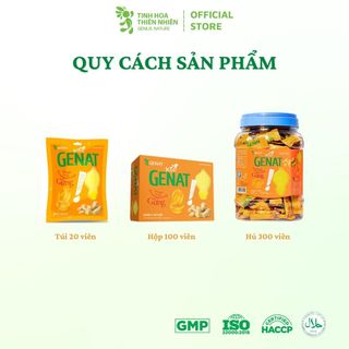 Kẹo Gừng Genat (Hủ 300 viên) - Genat - Tinh Hoa Thiên Nhiên
