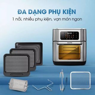NỒI CHIÊN KHÔNG DẦU KALITE AIR PRO - DUNG TÍCH 12 Lít