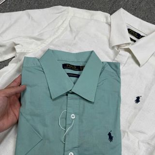 Sơ mi polo nam. Chất linen.