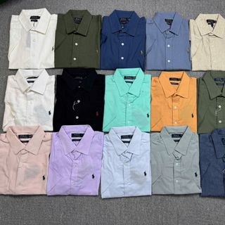 Sơ mi polo nam. Chất linen.