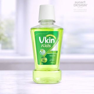 Nước Súc Miệng VkinKids Làm Sạch Mảng Bám, Ngăn Ngừa Sâu Răng Hương Táo 300ml