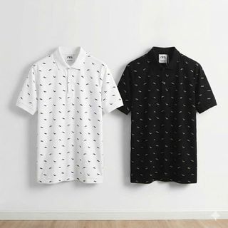 Áo polo nam.  Chất liệu 100% cotton 4c , bo dệt, in nét .