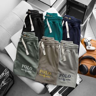 SHORT POLO NAM. Chất nỉ chân Cua 100%cotton.