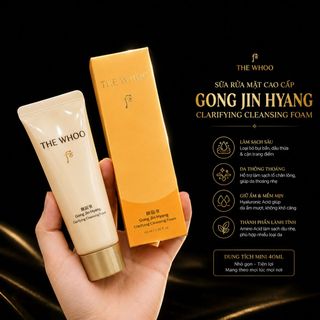 Sữa Rửa Mặt The Whoo 40ml Chính Hãng - Làm Sạch Sâu, Da Mềm Mịn Không Khô Căng
