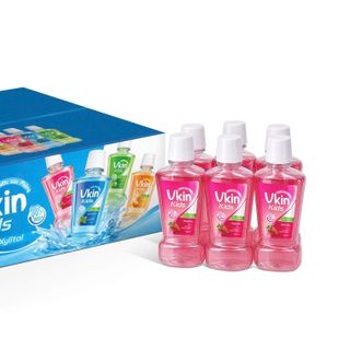 Nước súc miệng Vkin Kids Ngừa Sâu Răng Sạch Mảng Bám Hương Dâu 300ml