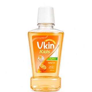 Nước Súc Miệng VkinKids Làm Sạch Khoang Miệng Hương Cam 300ml