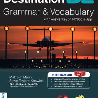 Sách - Destination B2 Grammar and Vocabulary Tặng Audio và bài tập thực hành MCBooks