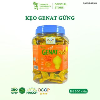 Kẹo Gừng Genat (Hủ 300 viên) - Genat - Tinh Hoa Thiên Nhiên