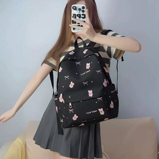 BALO BEAR NƠ THỜI TRANG – FORM RỘNG NHIỀU NGĂN, ĐI HỌC ĐI CHƠI ĐỀU ĐẸP