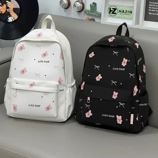 🧸 BALO BEAR NƠ THỜI TRANG – FORM RỘNG NHIỀU NGĂN, ĐI HỌC ĐI CHƠI ĐỀU ĐẸP