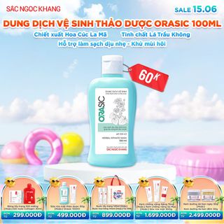 Dung Dịch Vệ Sinh Thảo Dược Orasic [Chai 100ml]