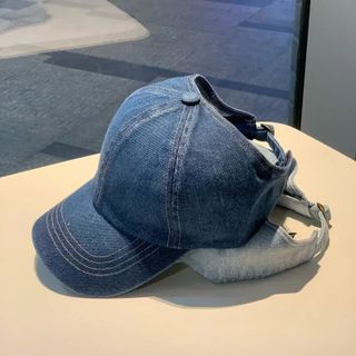 Nón Lưỡi Trai Cotton Hở Chóp Thời Trang Hàn Quốc Dành Cho Nữ vải Jean, Mũ lưỡi chai chống nắng bóng chày MU755