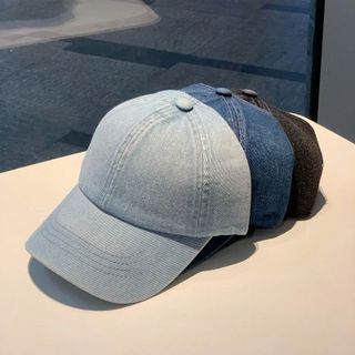 Nón Lưỡi Trai Cotton Hở Chóp Thời Trang Hàn Quốc Dành Cho Nữ vải Jean, Mũ lưỡi chai chống nắng bóng chày MU755