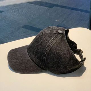 Nón Lưỡi Trai Cotton Hở Chóp Thời Trang Hàn Quốc Dành Cho Nữ vải Jean, Mũ lưỡi chai chống nắng bóng chày MU755