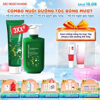 COMBO DẦU GỘI 26 THẢO DƯỢC [350G] + DẦU XẢ 26 THẢO DƯỢC [200G] TẶNG 1 TRONG 2