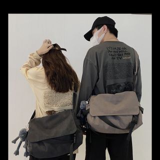 🖤 TÚI CHÉO BASIC CỠ LỚN CÓ NẮP – PHONG CÁCH HÀN QUỐC, ĐỰNG ĐỒ CỰC ĐỈNH