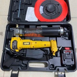 Bơm mỡ điện, bơm mỡ pin