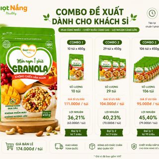 Granola Không Chiên Vẫn Ngon nhà Giọt Nắng