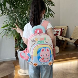 BALO GẤU THỎ XE HOẠT HÌNH LS03 ĐÁNG YÊU, NHẸ ÊM CHO BÉ 2–5 TUỔI!