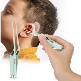 BỘ DỤNG CỤ LẤY RÁY TAI CÓ ĐÈN LED KÈM NHÍP GẮP