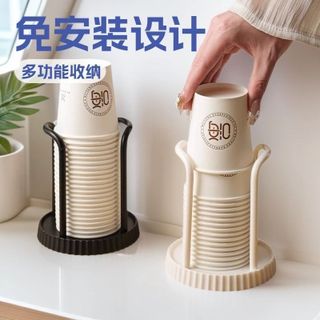Giá Đựng Cốc Giấy Đa Năng Để Bàn | Kệ Đựng Ly Uống Nước Tiện Lợi Không Cần Lắp Đặt GD002