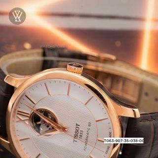 ĐỒNG HỒ NAM SIÊU CẤP TISOC DÂY DA MẶT TRẮNG VIỀN ĐỒNG ĐÁY LỘ CƠ FULLBOX HÃNG