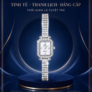 ĐỒNG HỒ NỮ CHÍNH HÃNG FUNMEI F2075 MẶT CN ĐÍNH ĐÁ CZ FULLBOX