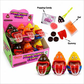 Kẹo Dẻo Funny Gummy Candy Okelaaa Kèm Kẹo Nổ Vui Nhộn Cho Bé