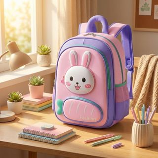 BALO THỎ CÀ RỐT LS02 SIÊU XINH, NHẸ ÊM, RỘNG RÃI, ĐỒNG HÀNH CÙNG BÉ TỪ 3–5 TUỔI!